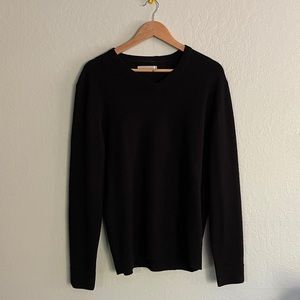 Everlane Cashmere V-Neck Sweater Black Medium